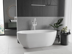 Cada Eos cadă freestanding 150 x 75 cm, alb, sistem de scurgere alb - 52471507500-20