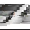 Mexen Eos cadă liberă 170 x 75 cm, albă, evacuare aurie roz - 52471707500-60