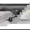 Mexen Eos szabadon álló kád 150 x 75 cm, fehér, gun gray fényes átfolyóval - 52471507500-66