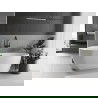 Cadă freestanding Mexen Eos 150 x 75 cm, alb, cișmea neagră - 52471507500-70