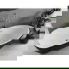 Cada Eos cada libera 170 x 75 cm, alb/negru, supraplin cromat - 52471707575-01