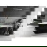 Mexen Eos cada wolnostojąca 170 x 75 cm, alb/negru, preluare gun gray periat - 52471707575-66
