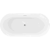 Mexen Roxy szabadon álló kád 170 x 80 cm, fehér, króm túlfolyó - 51201708000-01