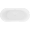 Mexen Roxy cadă freestanding 170 x 80 cm, alb, scurgere albă - 51201708000-20