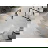 Mexen Roxy cadaș free-standing 170 x 80 cm, alb, evacuare gun metal - 51201708000-95