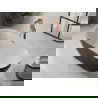 Mexen Roxy szabadon álló kád 170 x 80 cm, fehér/fekete, kefélt réz lefolyó - 51201708075-65