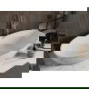 Cada Bilbao căzi independente 180 x 90 cm, alb, depășire crom - 51311809000-01