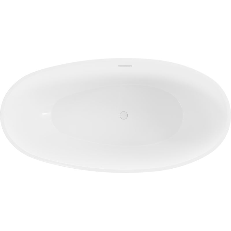 Mexen Bilbao cadă freestanding 180 x 90 cm, albă, preaplin alb - 51311809000-20