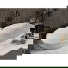 Mexen Bilbao cadă independenta 180 x 90 cm, alb, umplutură neagră - 51311809000-70