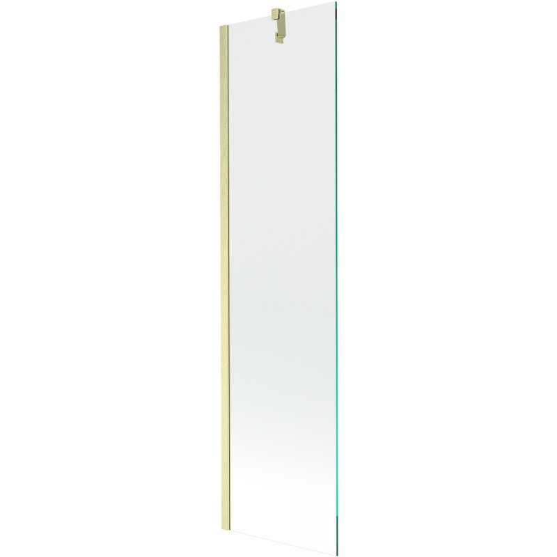 Paravan cadă Mexen Next, 1 panou, 50 x 150 cm, transparent, auriu periat - 895-050-000-00-00-55