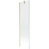 Paravan cadă Mexen Next, 1 panou, 50 x 150 cm, transparent, auriu periat - 895-050-000-00-00-55