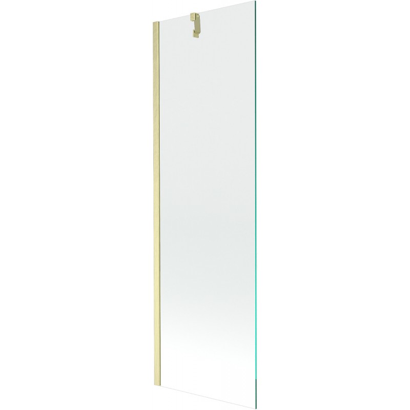 Mexen Next paravan de cadă cu 1 canat 60 x 150 cm, transparent, auriu periat - 895-060-000-00-00-55