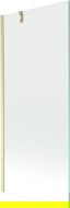 Mexen Next paravan de baie cu 1 panou 80 x 150 cm, transparent, auriu periat - 895-080-000-00-00-55