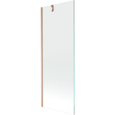 Mexen Next 1-szárnyas fürdőkád paraván 70 x 150 cm, átlátszó, kefélt réz - 895-070-000-00-00-65