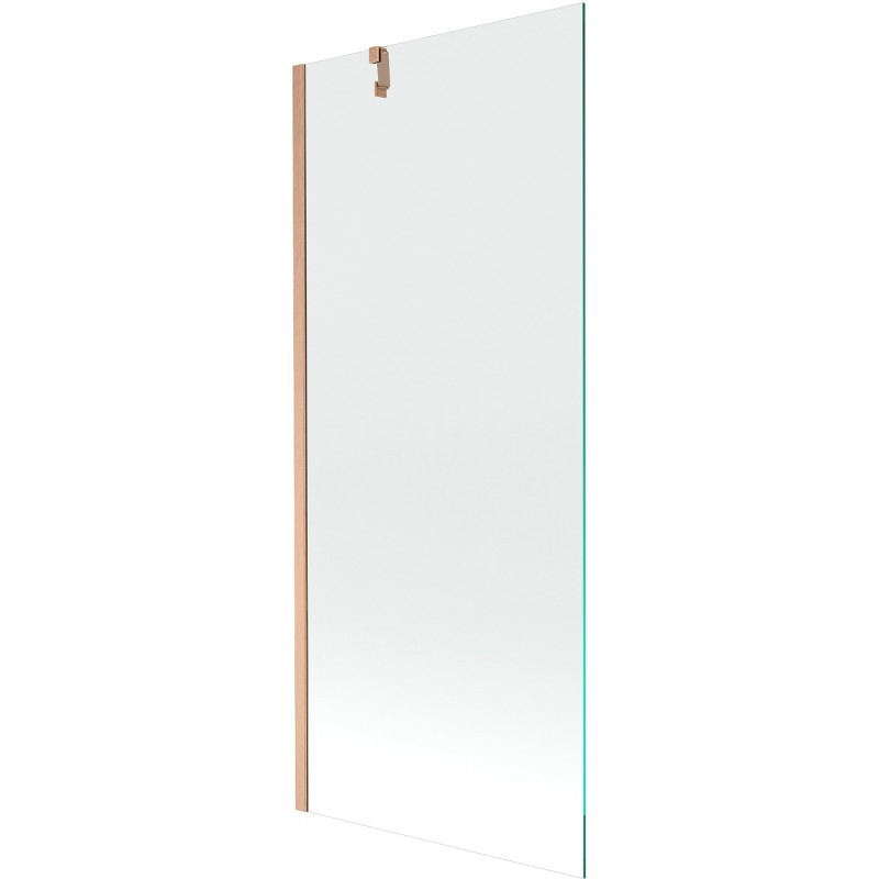 Mexen Next paravan cadă 1-foaie 80 x 150 cm, transparent, cupru periat - 895-080-000-00-00-65