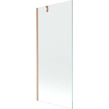 Mexen Next paravan cadă 1-foaie 80 x 150 cm, transparent, cupru periat - 895-080-000-00-00-65