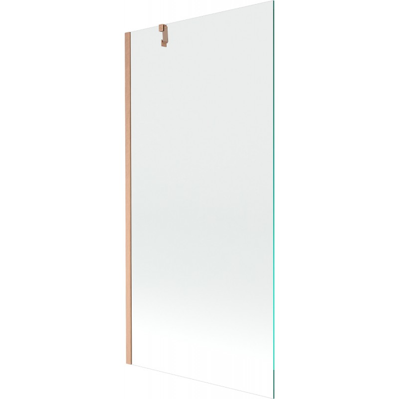 Mexen Next paravan de cadă 1-foaie 90 x 150 cm, transparent, cupru periat - 895-090-000-00-00-65