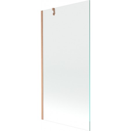 Mexen Next paravan de cadă 1-foaie 90 x 150 cm, transparent, cupru periat - 895-090-000-00-00-65