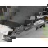 Mexen Next 1-szárnyú fürdőkád paraván, 50 x 150 cm, átlátszó, szálcsiszolt gun gray - 895-050-000-00-00-66