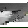 Mexen Next 1-szárnyú fürdőkád paraván, 50 x 150 cm, átlátszó, szálcsiszolt gun gray - 895-050-000-00-00-66