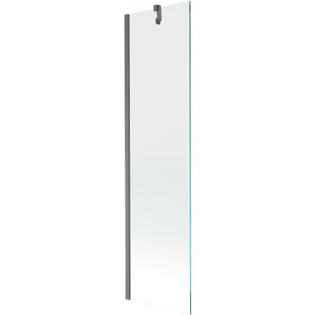 Mexen Next paravan de baie cu 1 aripă 50 x 150 cm, transparent, gri pistol periat - 895-050-000-00-00-66