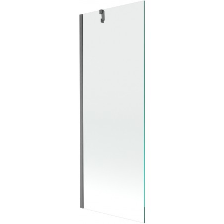Mexen Next paravan cadă 1-panou 70 x 150 cm, transparent, gri închis periat - 895-070-000-00-00-66