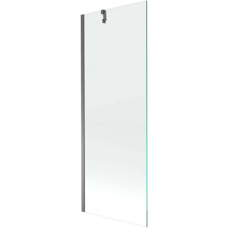 Mexen Next egy darabos kádparaván 70 x 150 cm, átlátszó, gunmetal - 895-070-000-00-00-95
