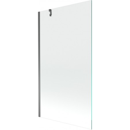 Mexen Next egyedi 1-szárnyú fürdőszobai paraván 100 x 150 cm, átlátszó, gunmetal - 895-100-000-00-00-95