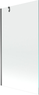 Mexen Next paravan de duș cu un singur panou 100 x 150 cm, transparent, argint metalic - 895-100-000-00-00-95