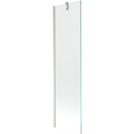 Mexen Next egyajtós fürdőkád paraván 50 x 150 cm, átlátszó, szálcsiszolt nikkel - 895-050-000-00-00-97