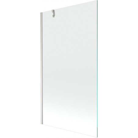 Mexen Next egy paneles fürdőkád paraván 100 x 150 cm, átlátszó, kefélt nikkel - 895-100-000-00-00-97