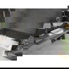 Mexen Next paravan de cadă 1-canat 50 x 150 cm, dungi, auriu periat - 895-050-000-00-09-55