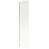 Mexen Next paravan de cadă 1-canat 50 x 150 cm, dungi, auriu periat - 895-050-000-00-09-55