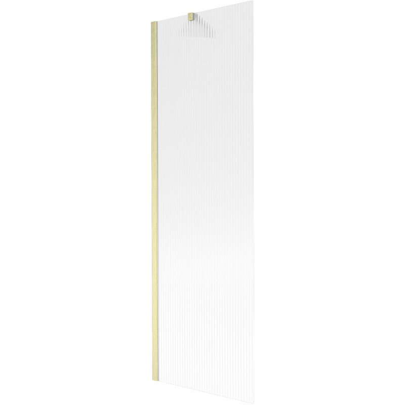 Mexen Next paravan cadă 1-panou 60 x 150 cm, dungi, auriu periat - 895-060-000-00-09-55