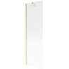 Mexen Next paravan cadă 1-panou 60 x 150 cm, dungi, auriu periat - 895-060-000-00-09-55
