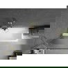 Mexen Next panou de baie cu 1 aripă 70 x 150 cm, dungi, auriu periat - 895-070-000-00-09-55