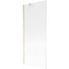 Mexen Next paravan de cadă cu 1 panou 80 x 150 cm, dungi, auriu periat - 895-080-000-00-09-55