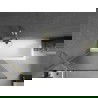 Mexen Next 1-paneles fürdőkádparaván 90 x 150 cm, prizmás, arany kefe - 895-090-000-00-09-55