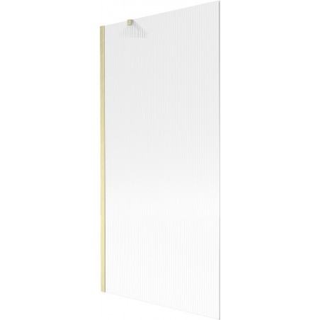 Paravan cadă Mexen Next 1-panou 90 x 150 cm, dungi, auriu periat - 895-090-000-00-09-55