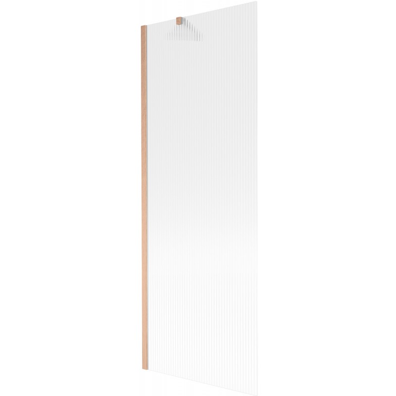 Paravan cadă Mexen Next 1-panat 70 x 150 cm, dungi, cupru periat - 895-070-000-00-09-65