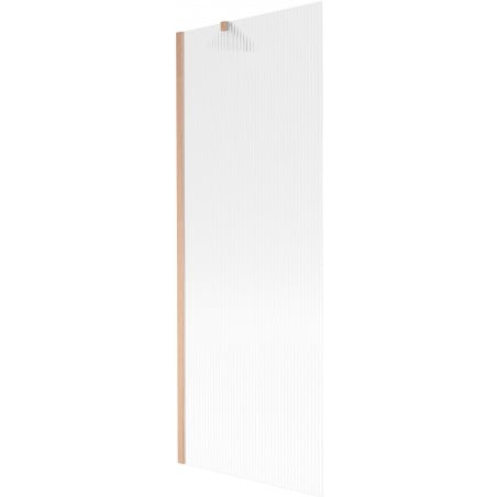 Mexen Next paravan de baie cu 1 canat 70 x 150 cm, dungi, cupru periat - 895-070-000-00-09-65