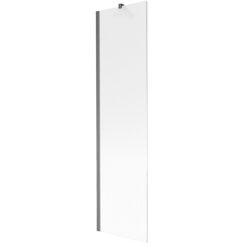 Paravan cadă Mexen Next, 1-canat, 50 x 150 cm, dungi, gri armă periat - 895-050-000-00-09-66