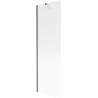 Paravan de baie Mexen Next cu 1 panou 60 x 150 cm, dungi, gri perie - 895-060-000-00-09-66