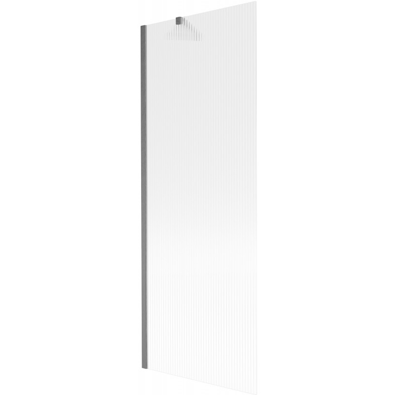 Mexen Next 1 szárnyas kádparaván 70 x 150 cm, csíkos, gun gray kefélt - 895-070-000-00-09-66