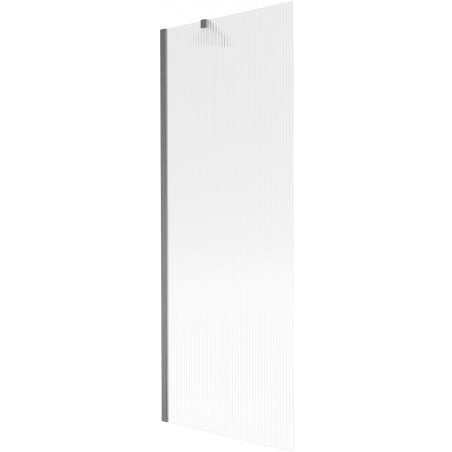 Paravan cadă Mexen Next cu 1 panou 70 x 150 cm, dungi, gri metalic periat - 895-070-000-00-09-66