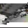 Mexen Next egyszárnyú fürdőkádparaván 80 x 150 cm, prizmás, gun gray csiszolt - 895-080-000-00-09-66