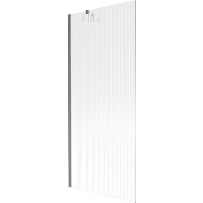 Mexen Next paravan de baie, 1-panou 80 x 150 cm, dungi, gri armat periat - 895-080-000-00-09-66