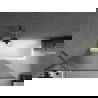 Mexen Next paravan cadă 1-canat 100 x 150 cm, dungi, gri pistol periat - 895-100-000-00-09-66