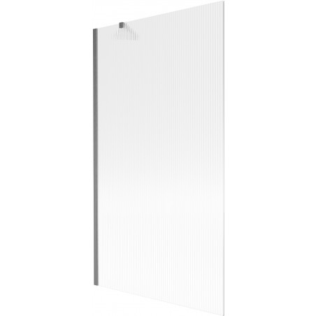 Mexen Next egyfalú fürdőszobai válaszfal 100 x 150 cm, csíkos, kefélt szürke - 895-100-000-00-09-66