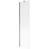 Paravan cadă Mexen Next 1-panou 50 x 150 cm, dungi, gun metal - 895-050-000-00-09-95